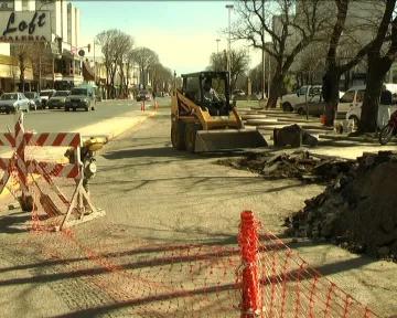 Arreglan dársena de estacionamiento en 59 entre 60 y 62