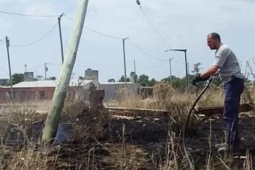 Apagaron un incendio en el Barrio Los Tilos