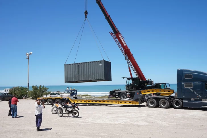 Nuevos contenedores para el servicio de guardavidas