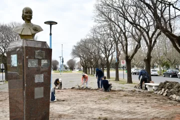 Ilustrarán la historia de Necochea en un camino de mosaicos