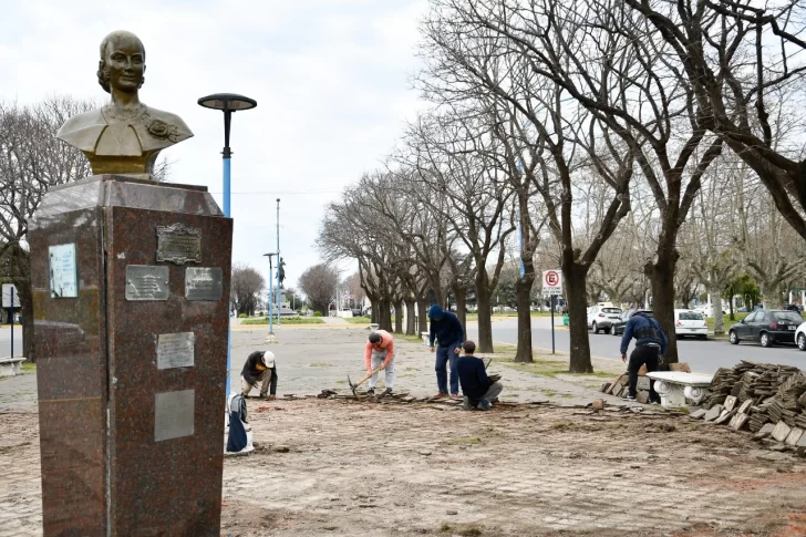 Ilustrarán la historia de Necochea en un camino de mosaicos