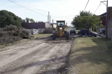 El Ente Vial trabaja para reacondicionar las calles de tierra de la ciudad