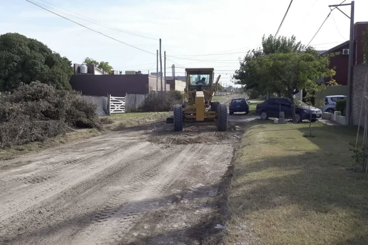 El Ente Vial trabaja para reacondicionar las calles de tierra de la ciudad