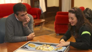 Jorgelina “Jota” Guanini fue recibida por el intendente Facundo López