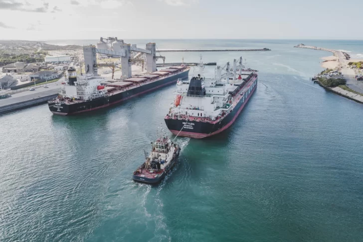 China, Brasil y el Sudeste Asiático, principales destinado de Puerto Quequén