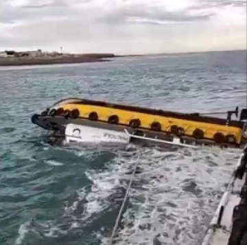 Se dio vuelta un remolcador en Puerto Deseado y murió un tripulante