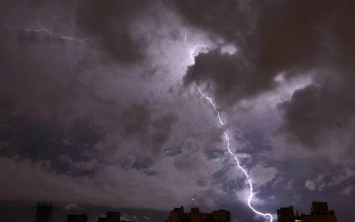 Se esperan tormentas fuertes para esta noche y la madrugada