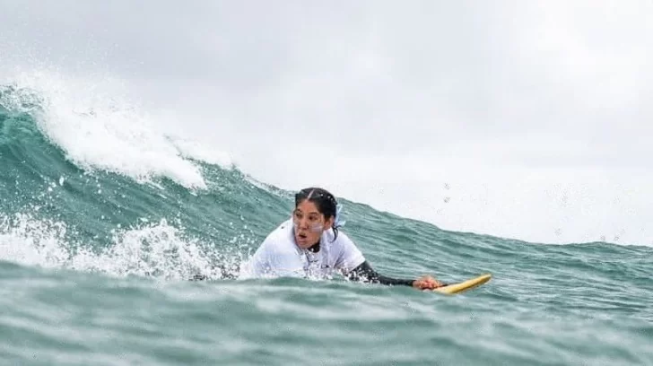 Clínica de Surf Adaptado con Georgina Melatini en Puerto Quequén