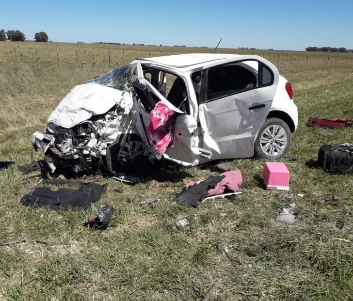 Falleció el conductor de uno de los autos que chocaron ayer en la ruta 228