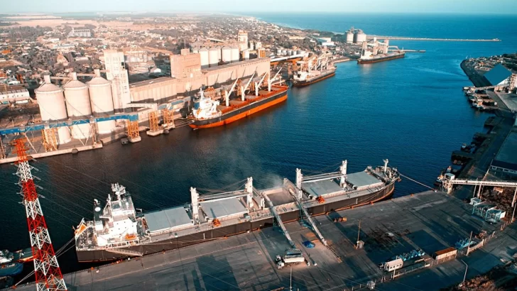 Récord histórico en Puerto Quequén: 7.553.681 toneladas en 2022
