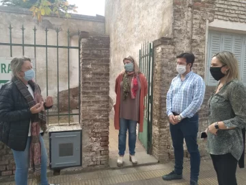 Rojas visitó las delegaciones del interior del distrito