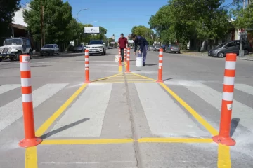 Nueva señalización y descansos en la Diagonal