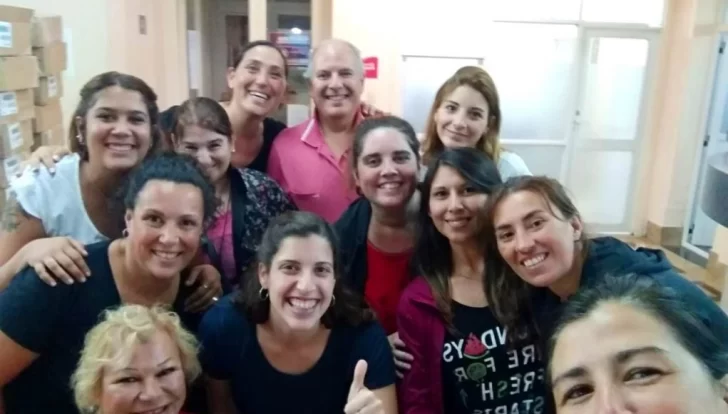 Entregaron 600 bolsones navideños