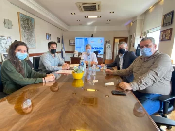 Rojas se reunió con Zabaleta para avanzar en la construcción de playones deportivos