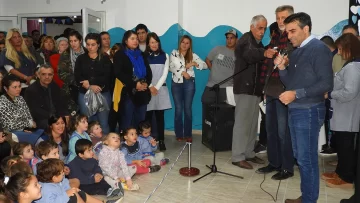 López inauguró nuevas mejoras en el Jardín Municipal Lasalle