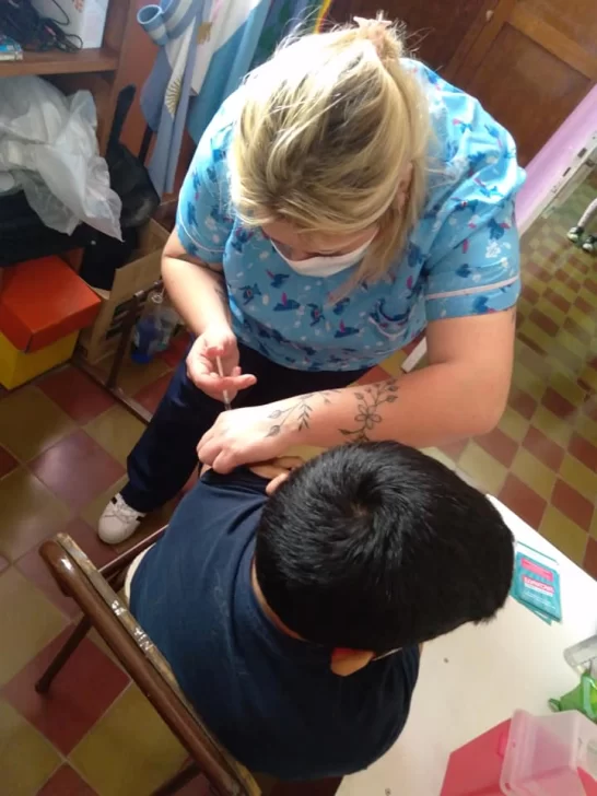 Se inició la vacunación en las Escuelas Primarias