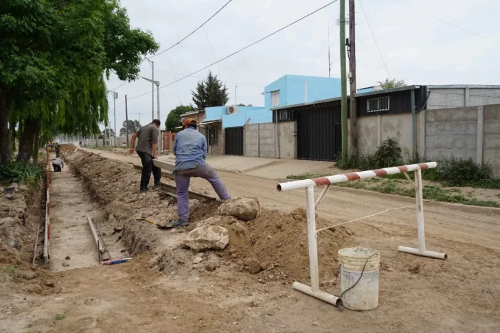 Obras en Los Malvones: ya está construida en un 70%