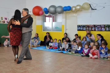 El tango también bailó entre los más pequeños