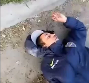 Video: Golpearon a motochorro en el barrio Mataderos