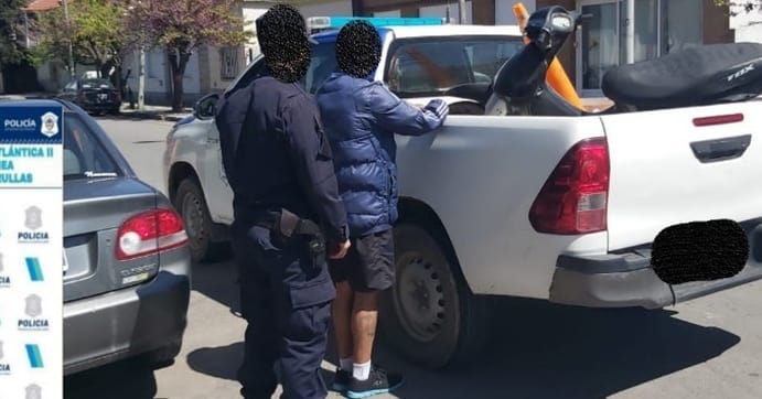 Lo capturaron por resistirse a la autoridad