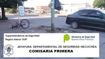 Niño de 12 años atropellado esta mañana en Av. 59 y 82