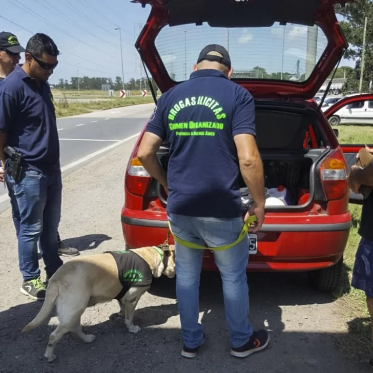 Se incrementa el control antidrogas en Necochea y Quequén