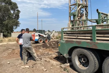 Se conecta a la red el pozo del predio del hospital de Quequén