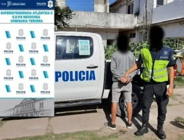 Llevaba droga. Fue aprehendido