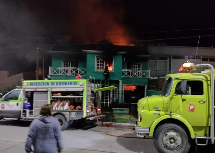 Fuego en una vivienda