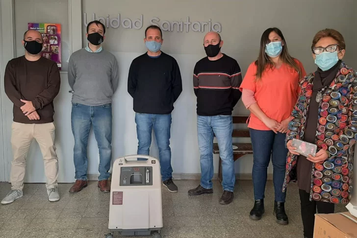 Cooperativas donaron tres concentradores de oxígeno a la Unidad Sanitaria