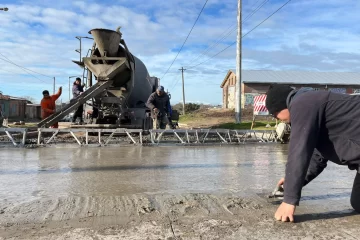 Informaron sobre los avances de la pavimentación de la Avenida 43
