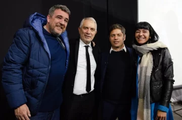 Andrea Cáceres acompañó al gobernador Kicillof en Lobería