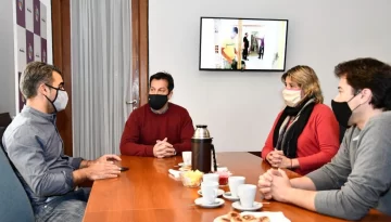 Rojas recibió al subsecretario de la Economía Popular bonaerense