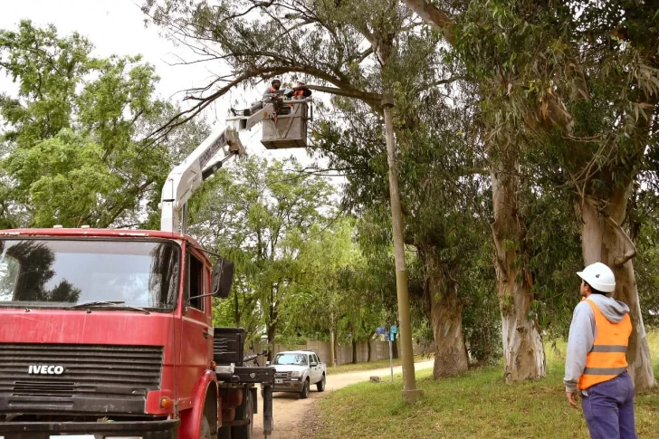 Iluminan la ribera de Río Quequén con luces Led