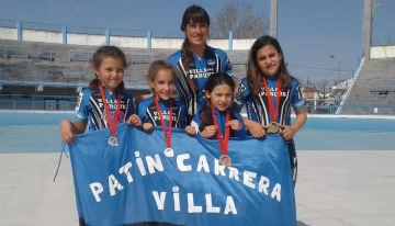 Dos títulos para las formativas del patín carrera de Villa del Parque