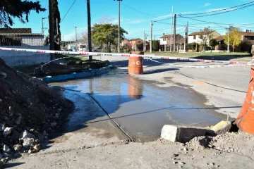 Reparan las calles en el Barrio 9 de Julio