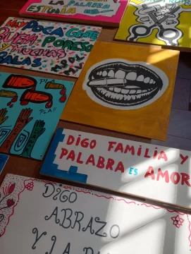 Mural de la Asociación Marcenac en el Irurzun