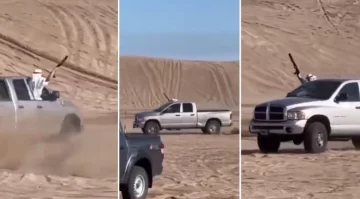 Se vistieron de árabes, circularon con una escopeta y el intendente los denunció