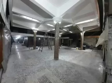 Avanzan los trabajos de pintura y limpieza en la Galería Central
