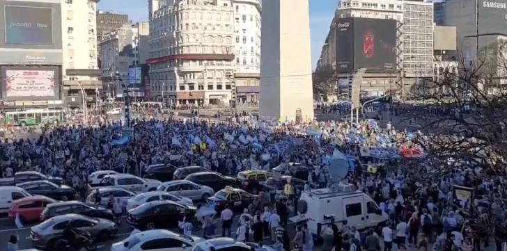 A dos semanas del balotaje: marcha contra el Gobierno