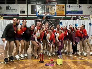 El patín artístico de Ave Fenix fue nuevamente subcampeón Regional de Clubes