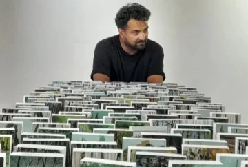 Sebastián Serqueira ganó el primer premio del Salón Molina Campos