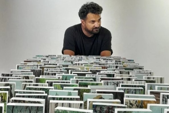 Sebastián Serqueira ganó el primer premio del Salón Molina Campos