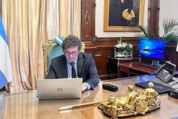 A qué hora será la cadena nacional de Javier Milei