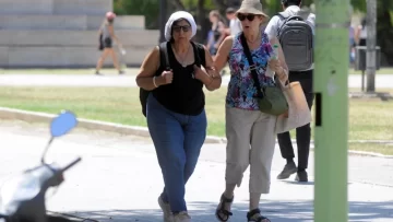 Alerta roja en Bahía Blanca: esperan para mañana una máxima de 39 grados