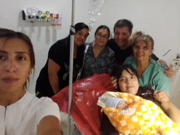 Bastián es el primer bebé del año en Lobería
