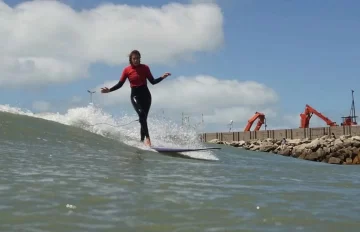 La necochense Evelyn Gontier se consagró bicampeona nacional de Longboard