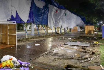 Voladura de techos, caída de árboles y hasta un tornado: así fue el agresivo temporal en Miramar