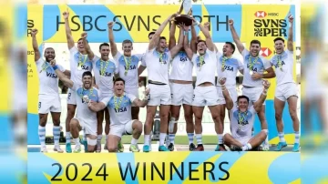 Los Pumas 7s le ganaron la final a Australia y se consagraron campeones del Seven