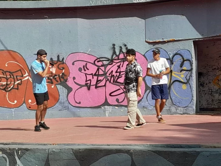 Tarde de freestyle en anfiteatro del parque Lillo